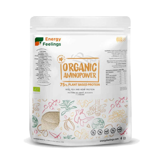 Organic Aminopower ECO 75% vainilla Energy Feelings 500 g