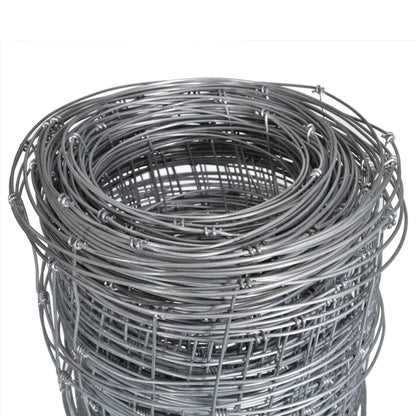 Valla De Jardín De Acero Galvanizado Plateado 50x1,2 M / Vetonek_3
