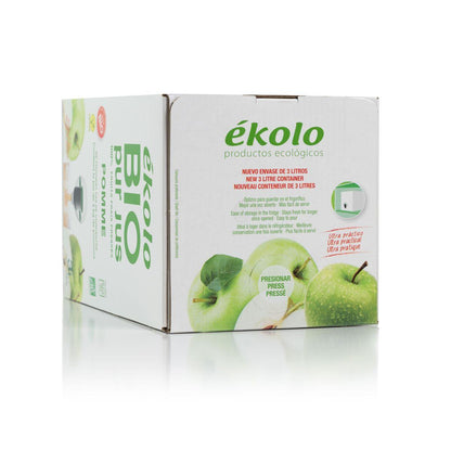 Bag in box Zumo de manzana 100% exprimido Bio Ékolo bio 3L