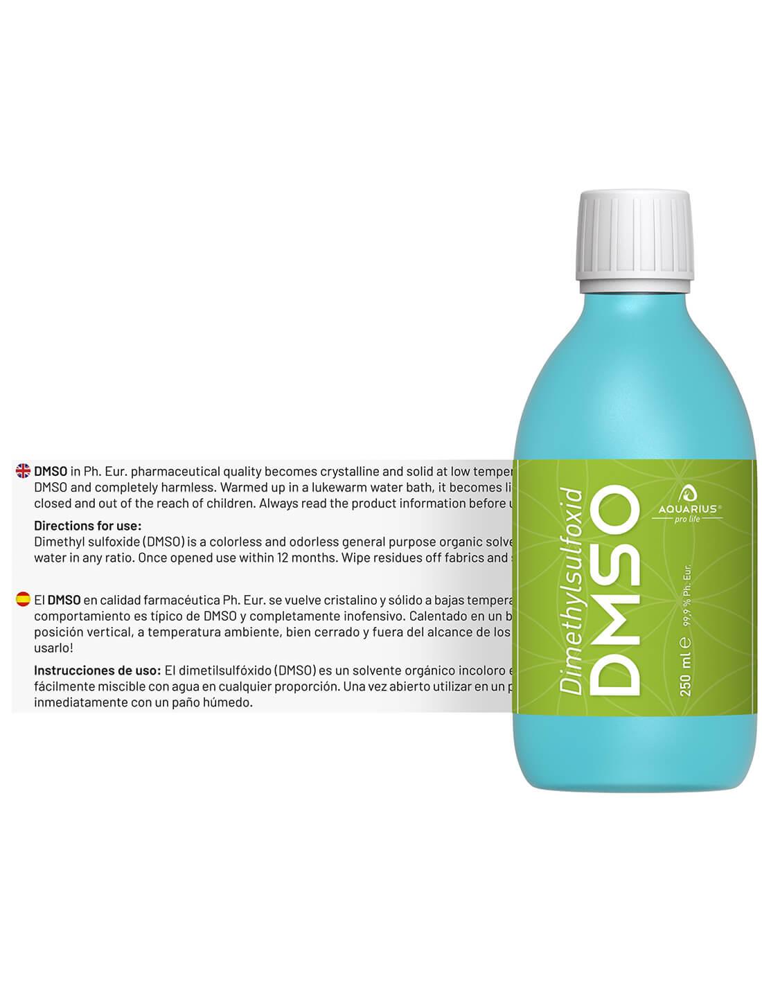 Aquarius Pro Life - Dmso 250 Ml (dimetilsulfóxido) 99,9% De Pureza