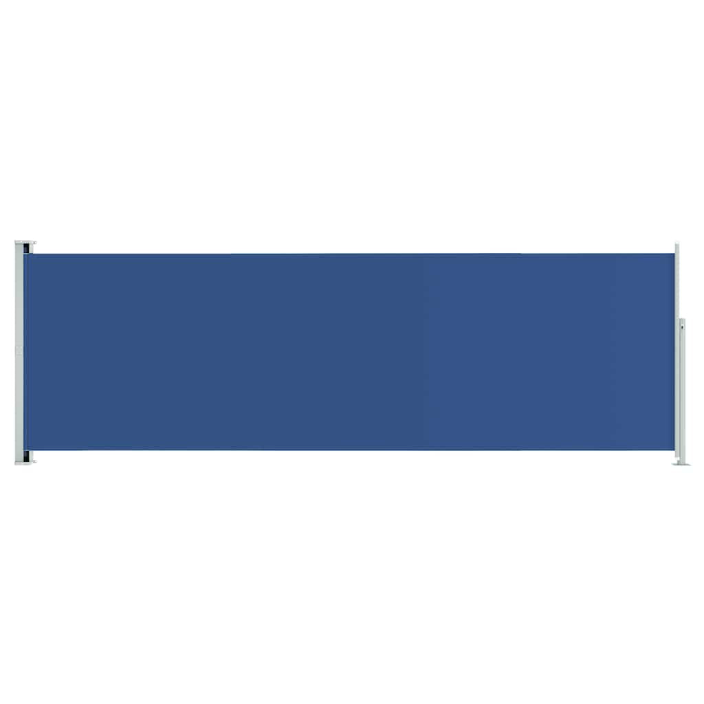 Vidaxl Toldo Lateral Retráctil De Jardín Azul 200x600 Cm_0