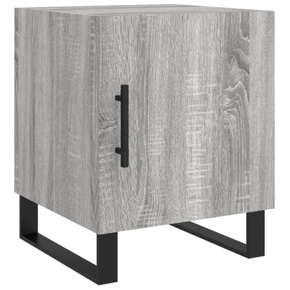 Mesitas Noche 2 Uds Madera Ingeniería Gris Sonoma 40x40x50 Cm_4