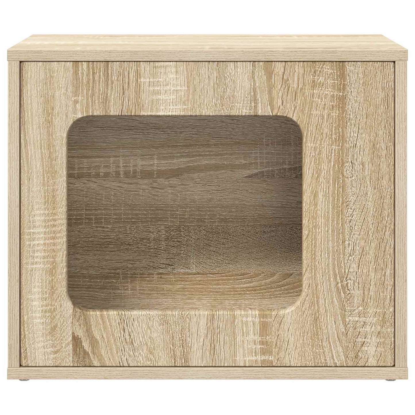 Casa Para Gatos Sonoma 51 X 30 X 42,5 Cm Madera De Ingeniería_4