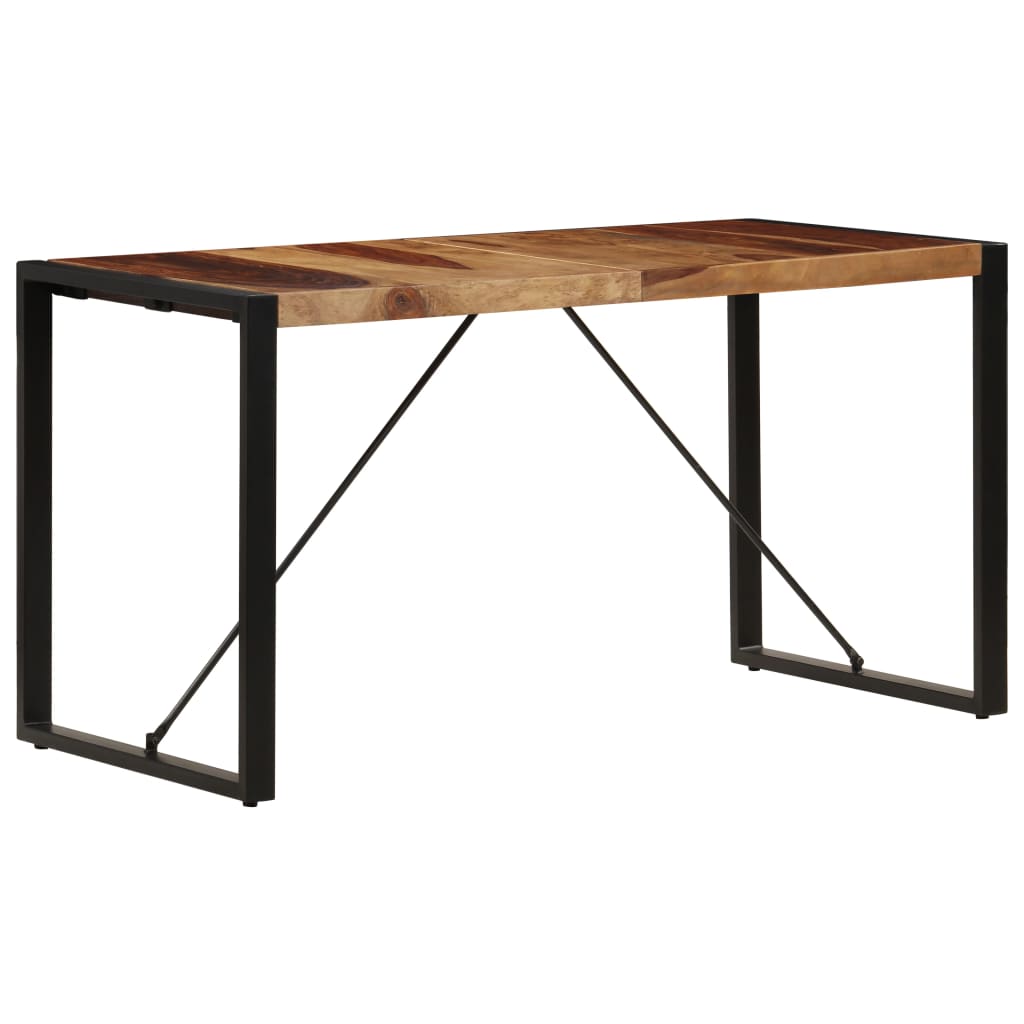 Mesa De Comedor 140x70x75 Cm Madera Maciza De Sheesham_1
