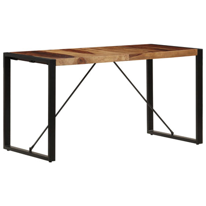 Mesa De Comedor 140x70x75 Cm Madera Maciza De Sheesham_1