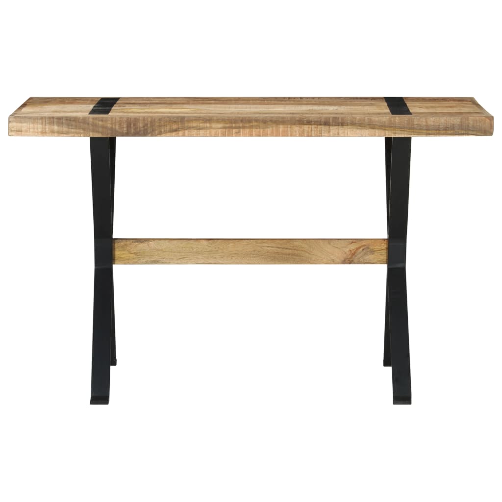 Mesa De Comedor Madera De Mango Rugosa 120x60x76 Cm_0