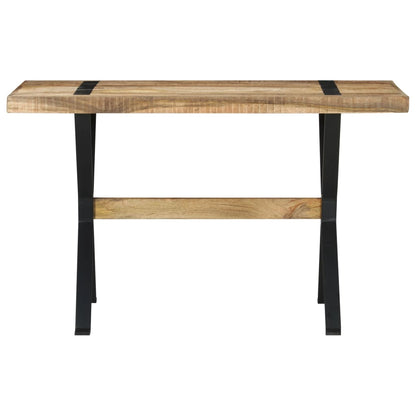 Mesa De Comedor Madera De Mango Rugosa 120x60x76 Cm_0