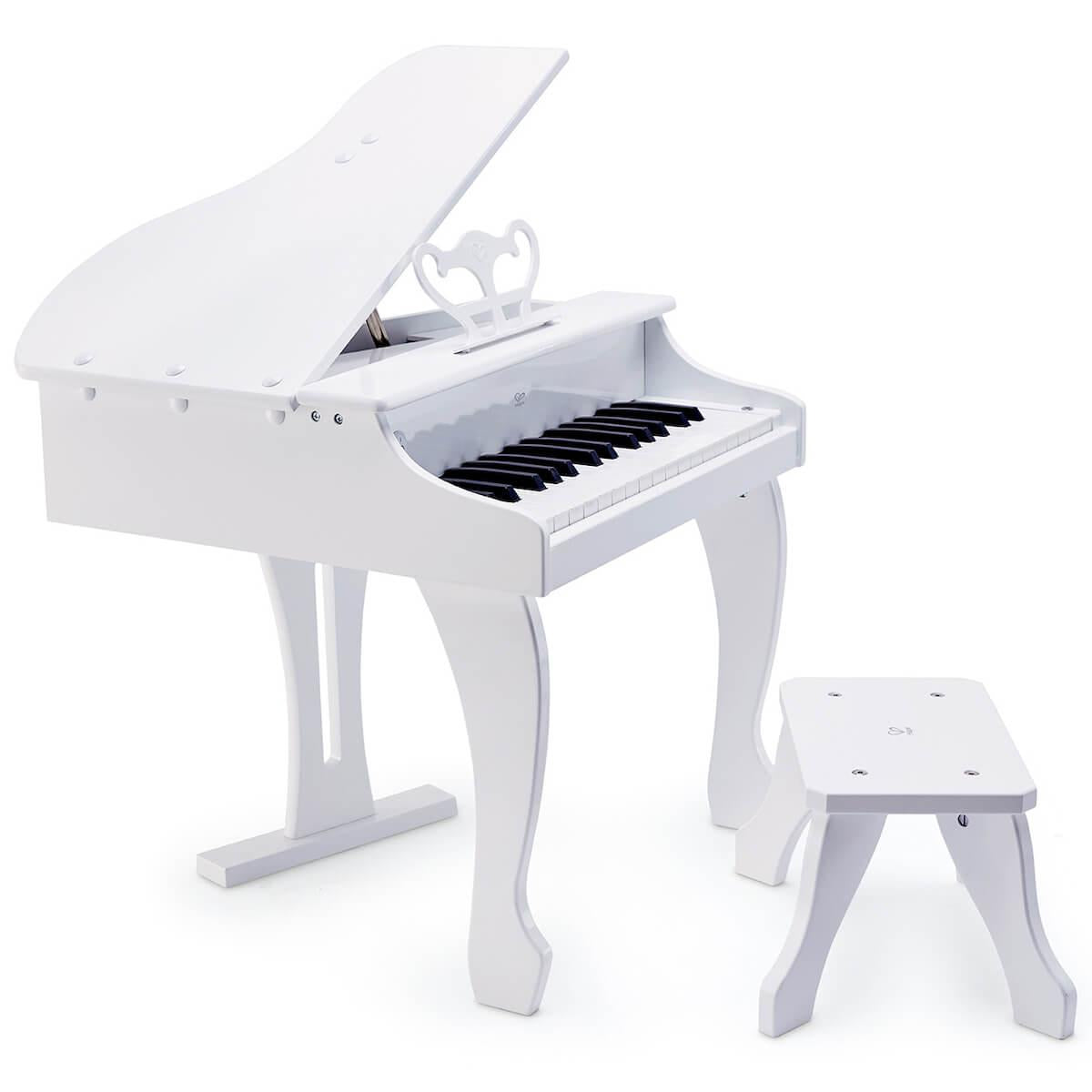 Piano Deluxe Grand Piano Hape White_0