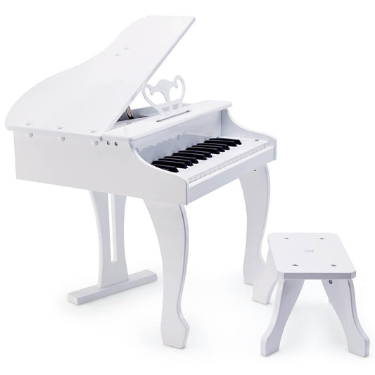 Piano Deluxe Grand Piano Hape White