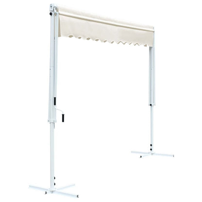 Vidaxl Toldo Independiente 3x3 M Color Crema_3