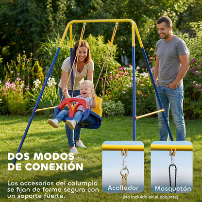 Aiyaplay Estructura De Columpio Infantil Plegable_5