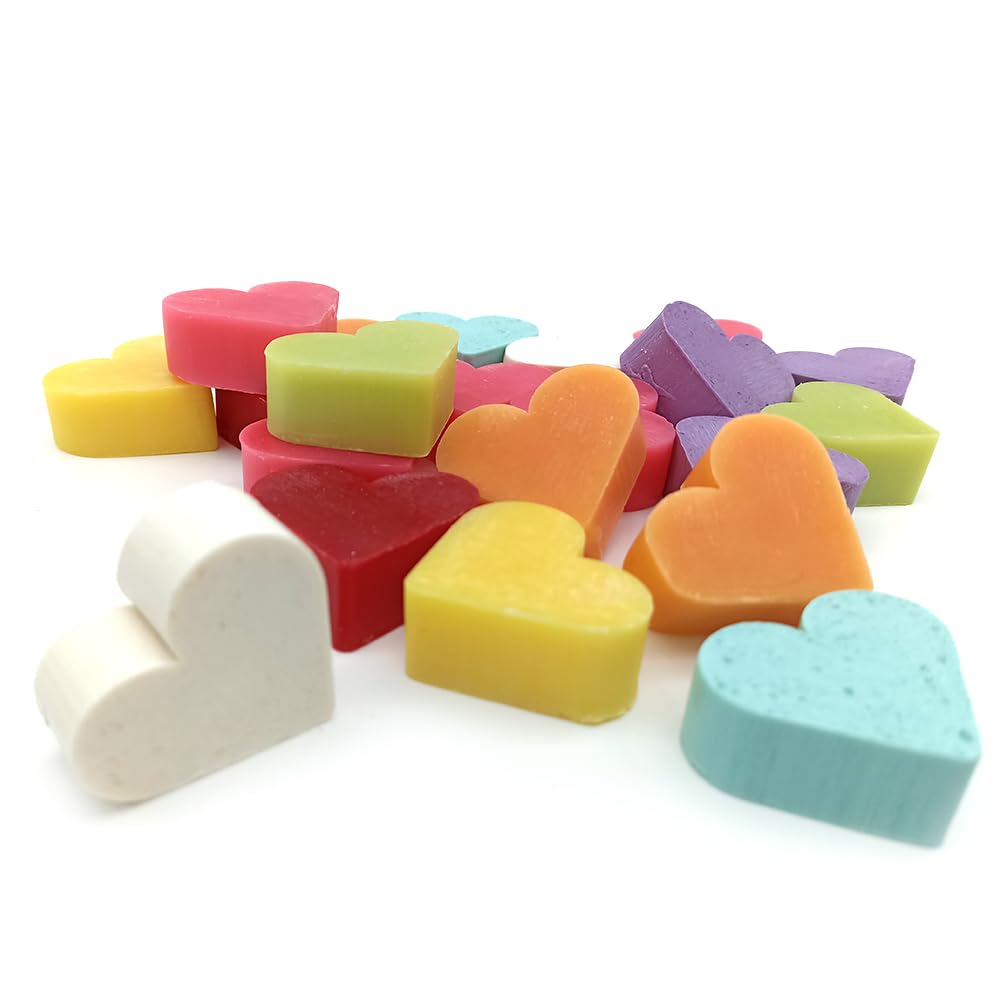 Caja Regalo 10 Jabones Aromáticos En Forma De Corazón - Aroma Surtidos - Jabón Glicerina - Regalo Original Para Eventos_3