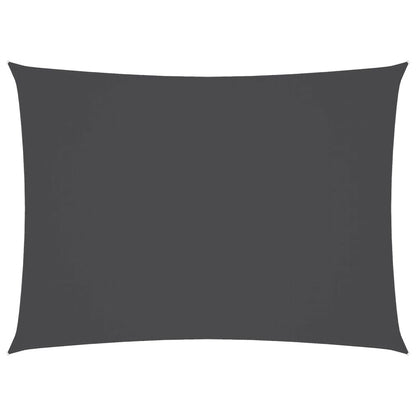 Vidaxl Toldo De Vela Rectangular Tela Oxford Gris Antracita 2,5x4,5 M_0