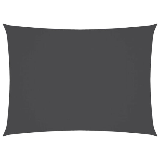Vidaxl Toldo De Vela Rectangular Tela Oxford Gris Antracita 2,5x4,5 M_0