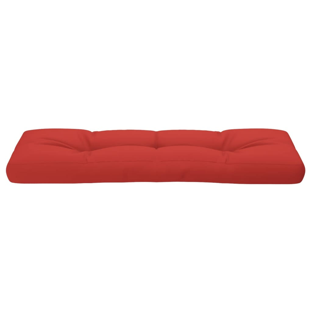 Vidaxl Cojín Para Sofá De Palets De Tela Rojo 120x40x12 Cm_4