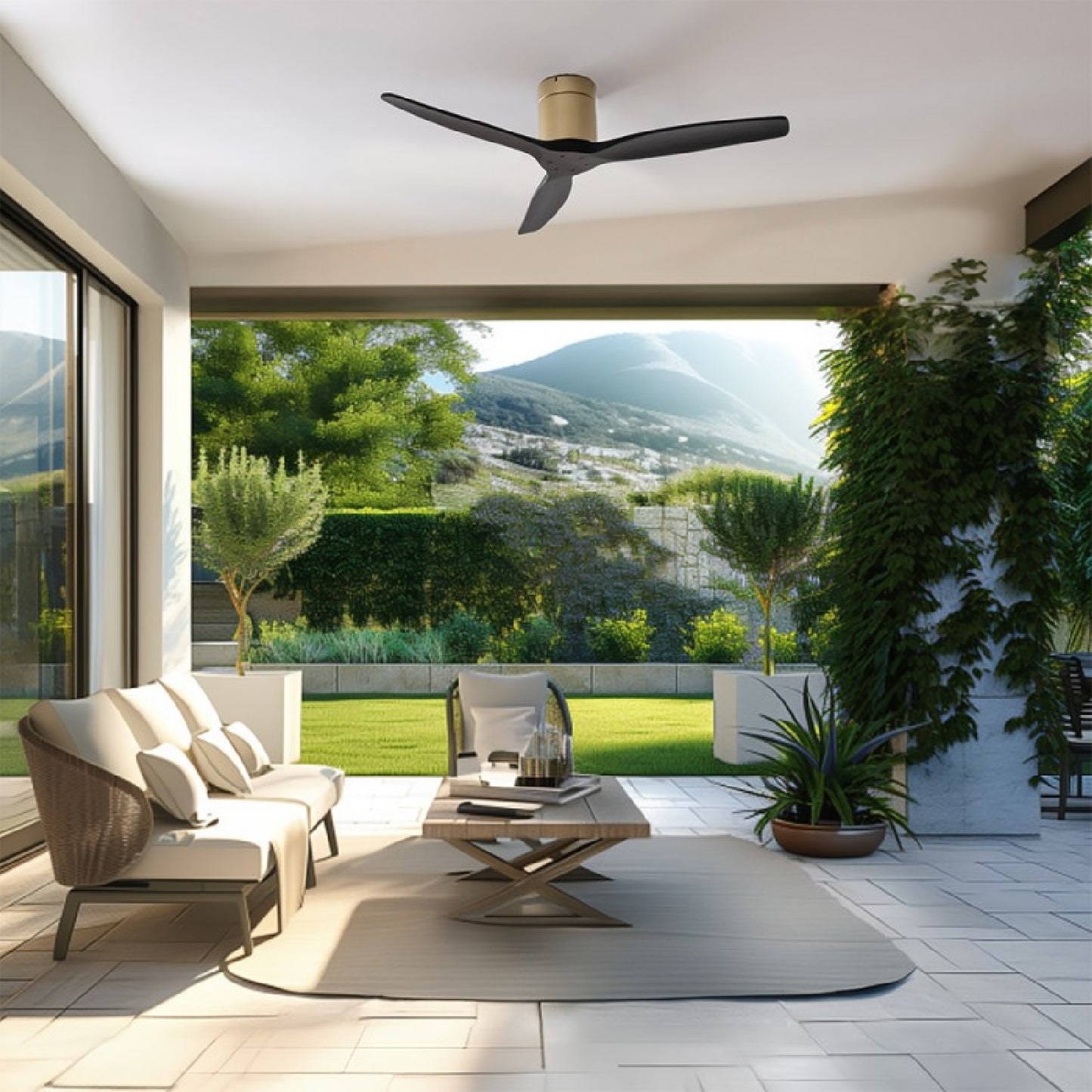 Cecotec Ventilador De Techo Sin Luz Energysilence Aero 5500 Aqua Goldblack Connected Cecotec_3