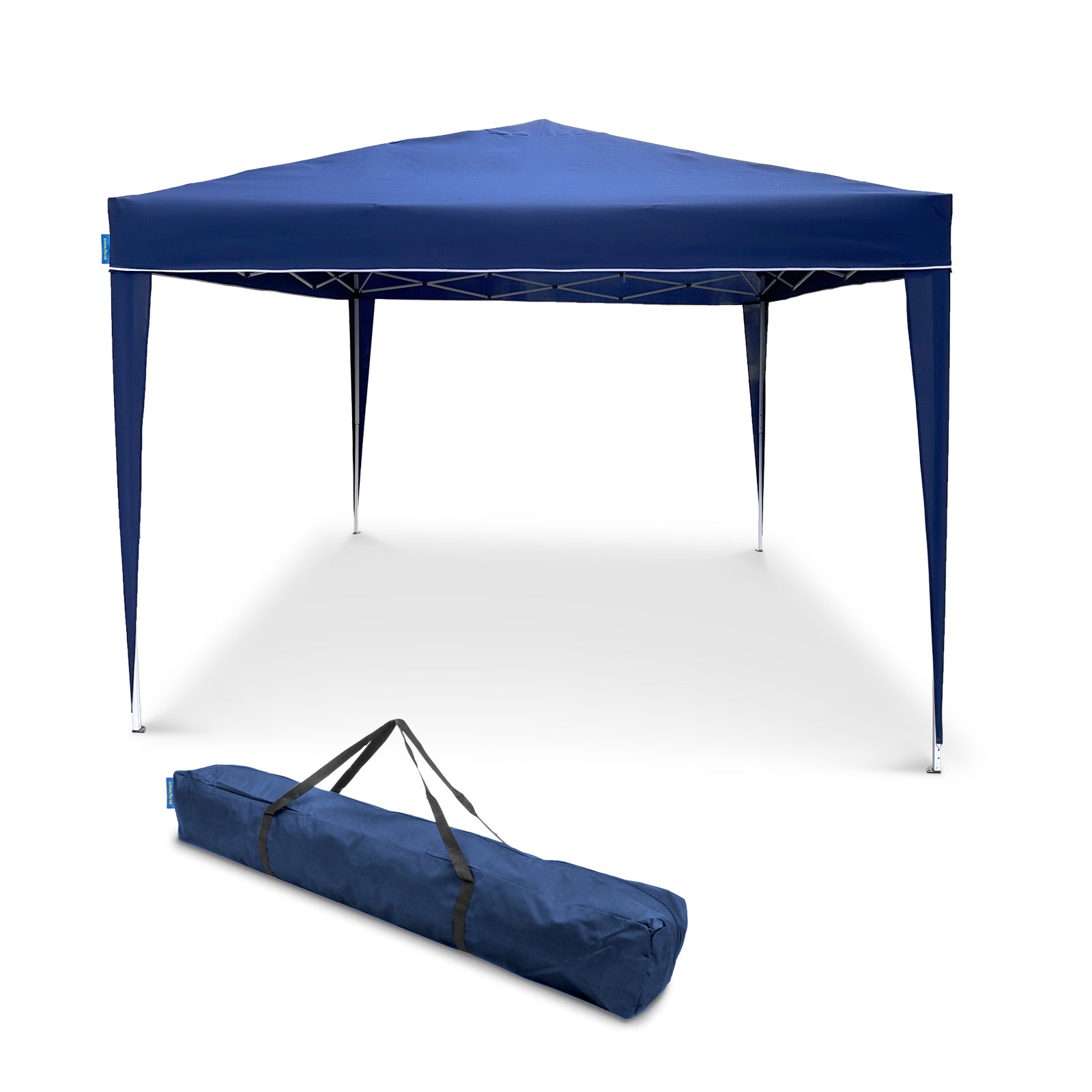 Goodyear - Carpa Plegable 3x3 M Azul Multifuncional | Impermeable | Ideal Para Jardín, Terraza, Playa | Bolsa De Transporte | 4 Cortavientos_0