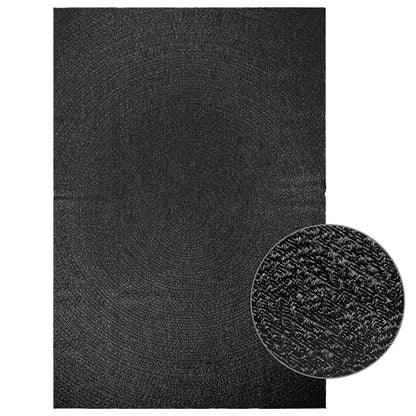 Vidaxl Alfombra Zizur Apariencia Yute Interior Exterior Antracita_0