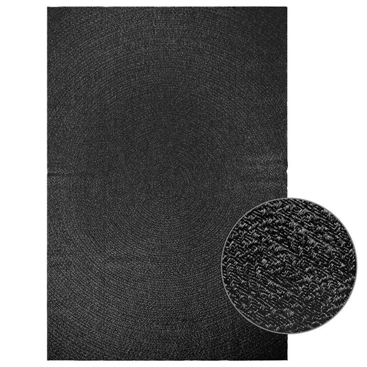 Vidaxl Alfombra Zizur Apariencia Yute Interior Exterior Antracita_0