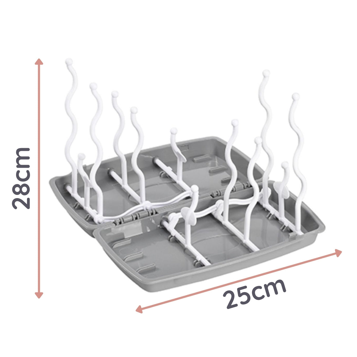 Escurridor De Biberones Plegable Grey