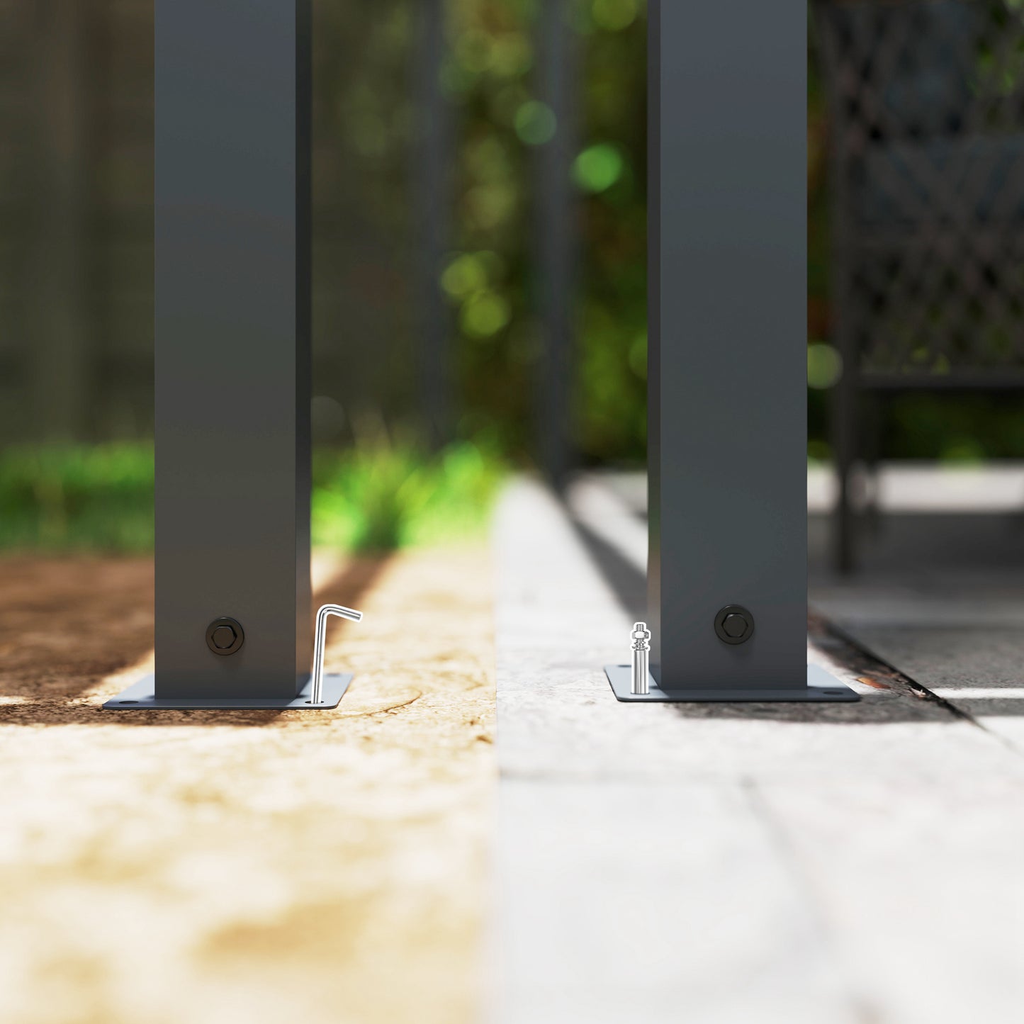 Outsunny Pérgola De Aluminio 4x3 M Con Luces Led Techo Retráctil Crema Y Gris_3