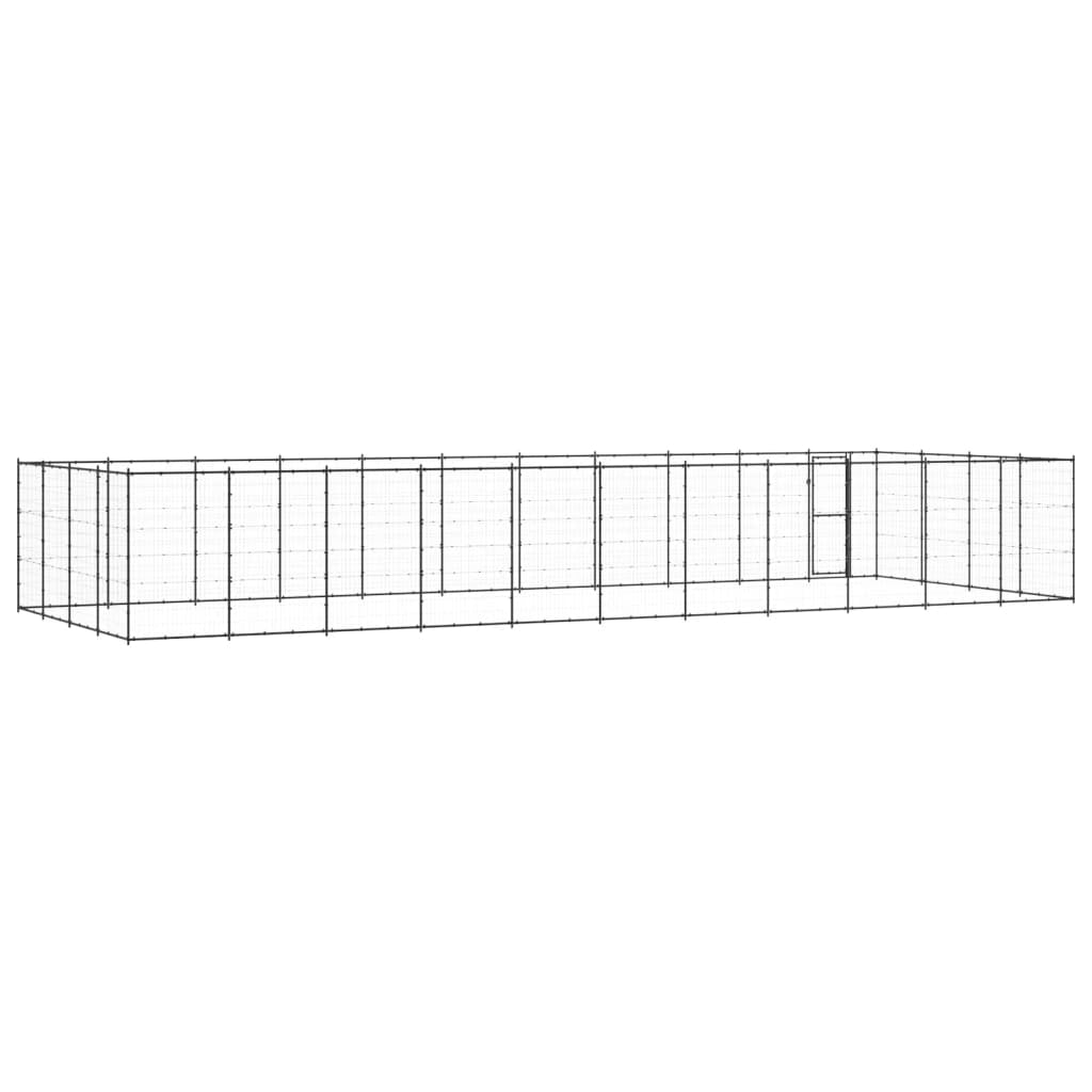 Vidaxl Perrera De Exterior De Acero 53,24 M²_3