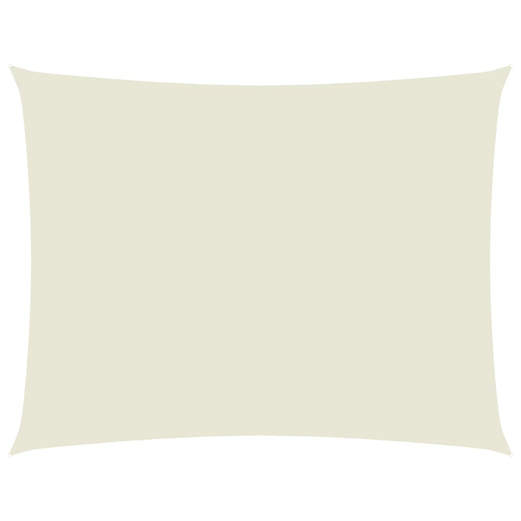Vidaxl Toldo De Vela Rectangular Tela Oxford Color Crema 3,5x4,5 M_0