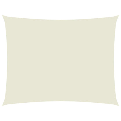 Vidaxl Toldo De Vela Rectangular Tela Oxford Color Crema 3,5x4,5 M_0