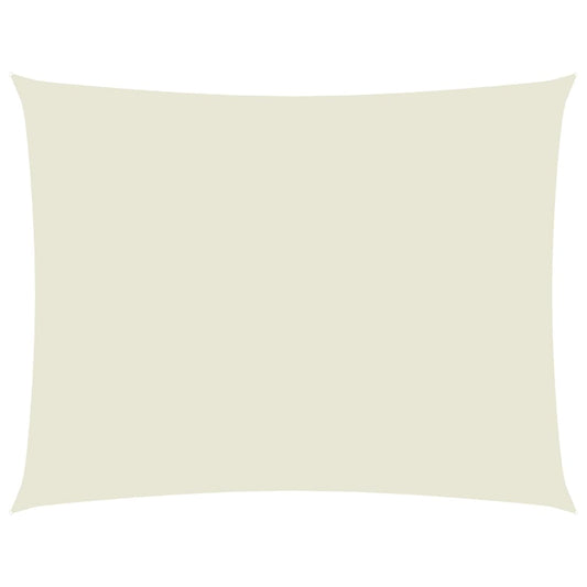 Vidaxl Toldo De Vela Rectangular Tela Oxford Color Crema 3,5x4,5 M_0
