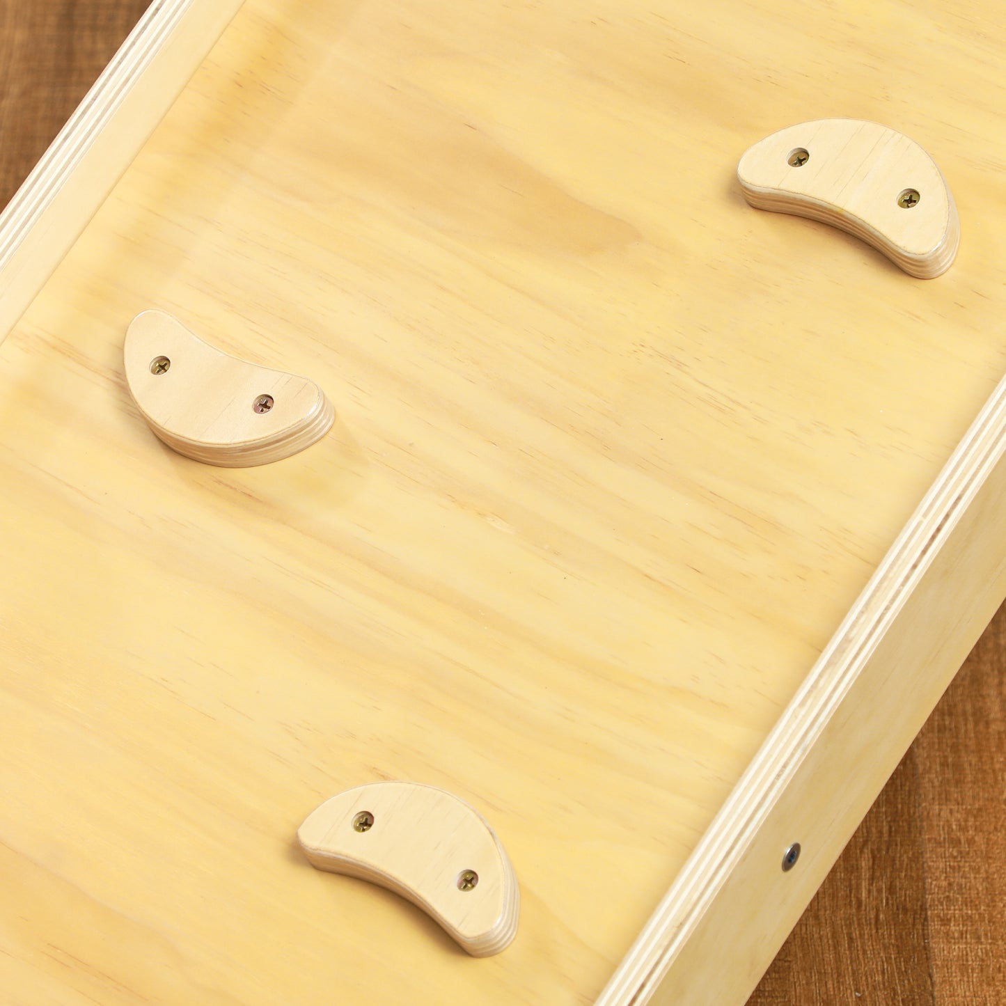 Aiyaplay 5 En 1 Triángulo De Escalada De Madera 178x64,5x63 Cm Madera Natural_4