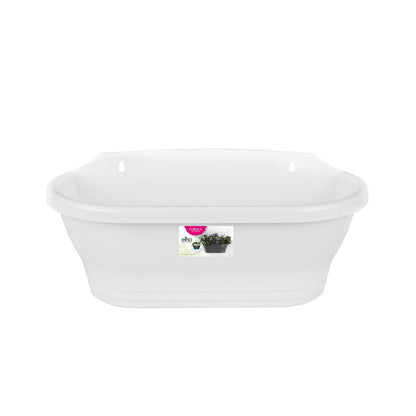 Jardinera pared Corsica blanco Elho 39 cm