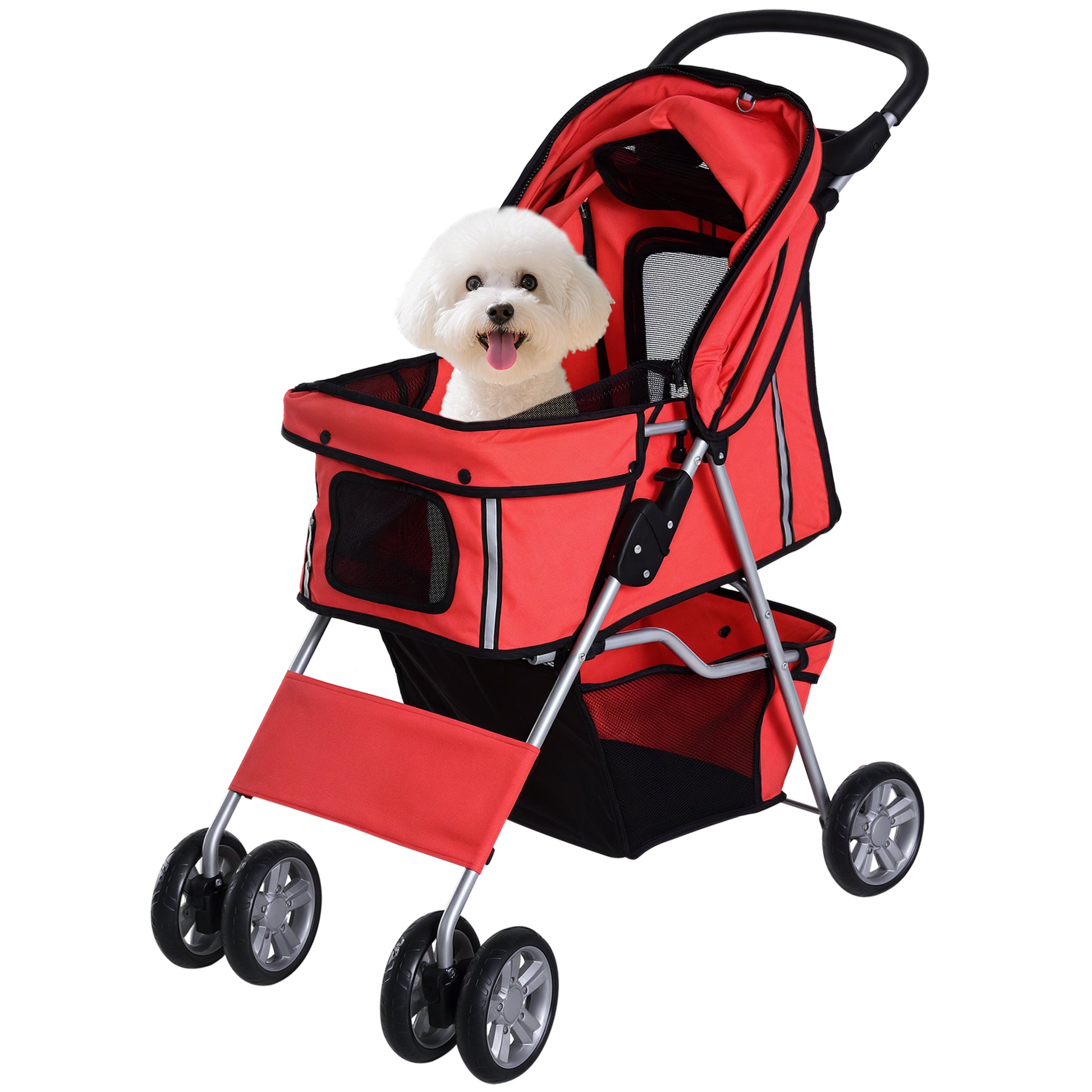 Pawhut Carrito Para Perros Plegable_0