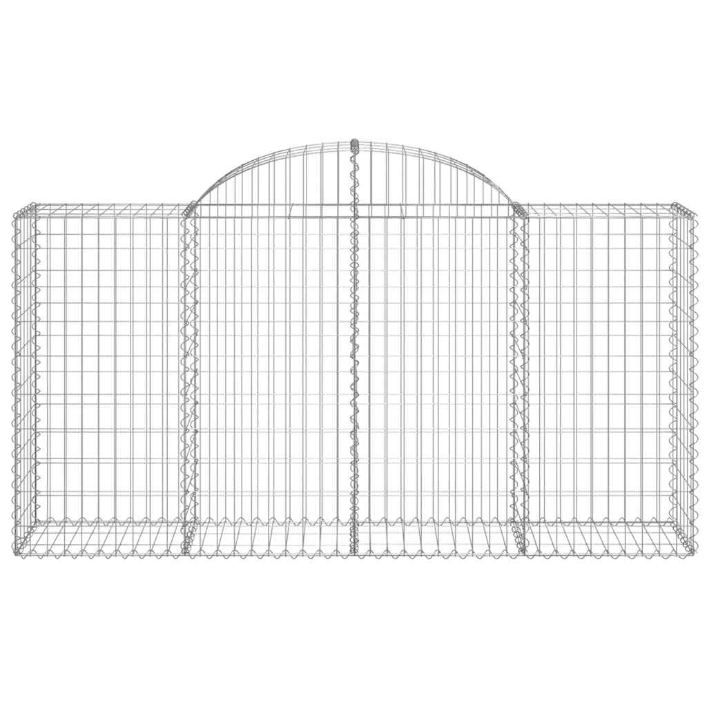 Cestas De Gaviones 40 Uds Forma De Arco Hierro 200x50x100/120cm_3