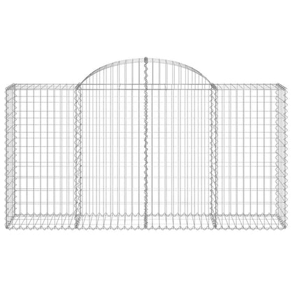 Cestas De Gaviones 40 Uds Forma De Arco Hierro 200x50x100/120cm_3