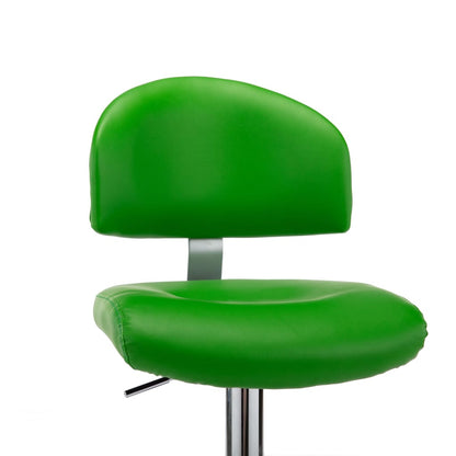 Taburete De Cocina Cuero Sintético Verde_4