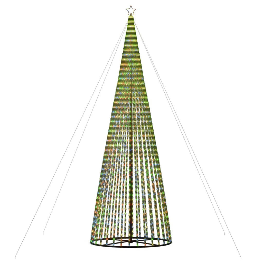 Vidaxl Árbol De Navidad Led 1544 Leds De Colores 500 Cm_3
