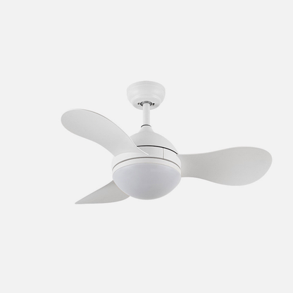 Ventilador Dc Solido 24w Blanco 3aspas 91d 2640lm 3000k,4000k,6500k Remoto+memoria+temporizador_1