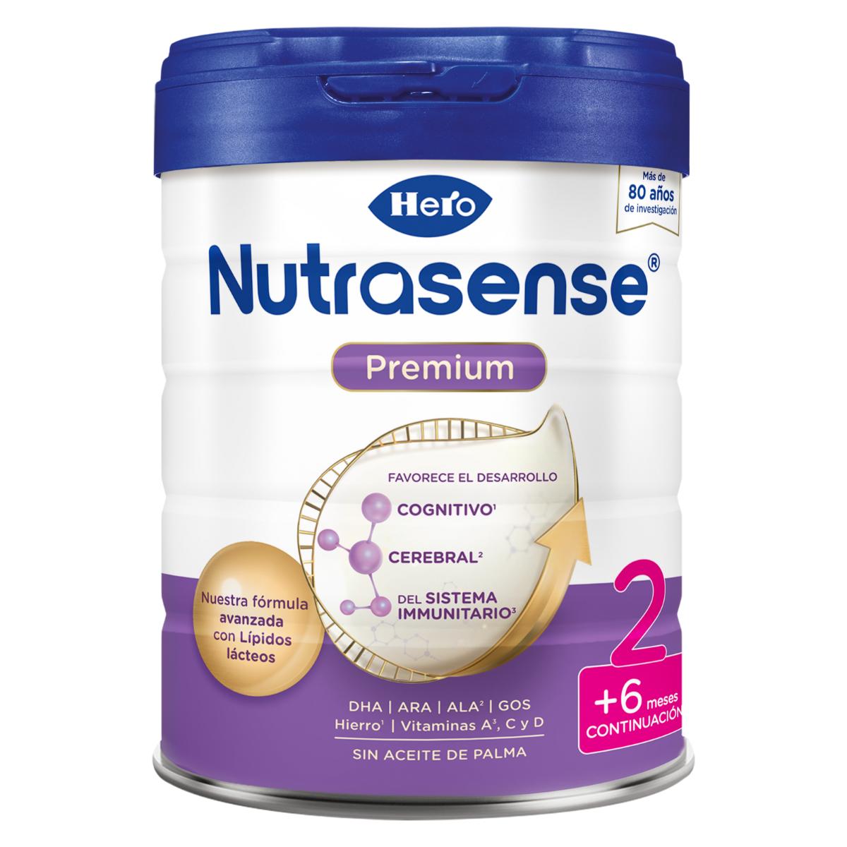 Leche Infantil Nutrasense Premium 2 800 g-Hero Baby