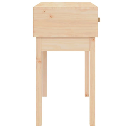 Mesa Consola Madera Maciza De Pino 76,5x40x75 Cm_3