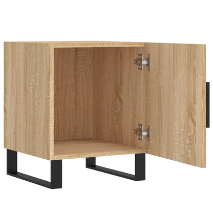 Mesitas Noche 2 Uds Madera Ingeniería Roble Sonoma 40x40x50 Cm_3