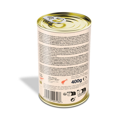 Perrynat Grain Free Pollo Con Champiñones Y Zanahoria, 12 Latas X 400gr_1