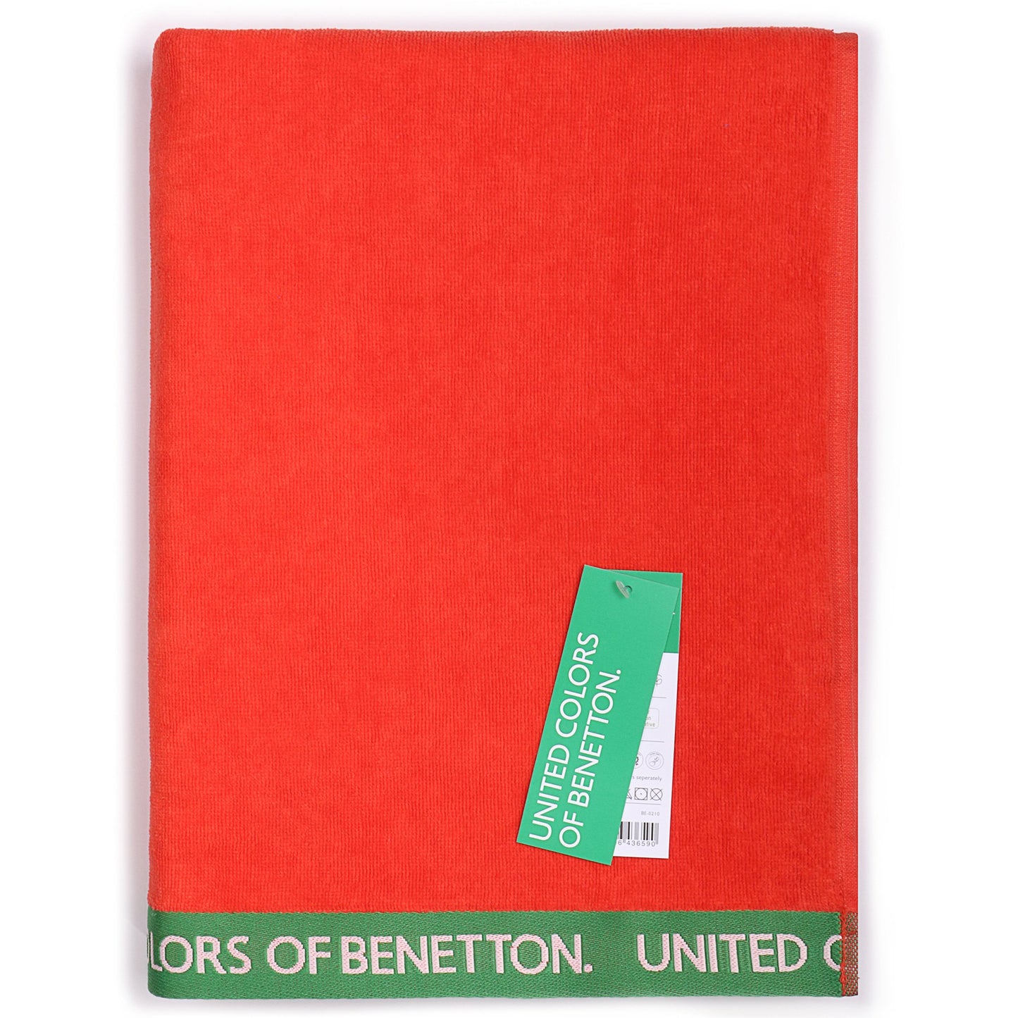 Toalla De Playa 90x160cm 380gsm Velour 100%algodon Rojo Casa Benetton_5