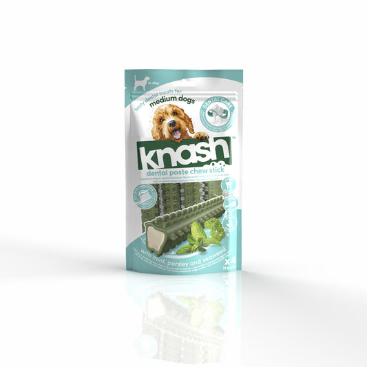 Knash Snack Dental Barritas De Menta Para Perro M 2 Boslas X 4 Uds_0