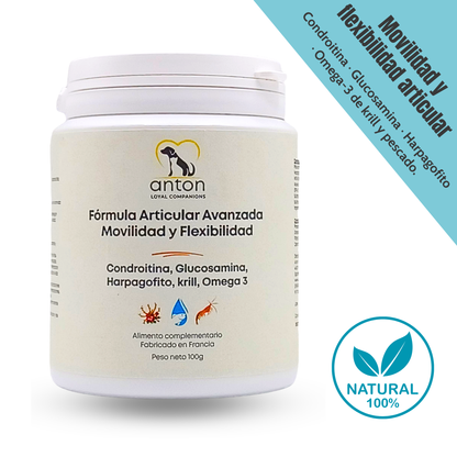 Suplemento natural para perros y gatos – Condroprotector Movilidad & Articulaciones ECO 100 g