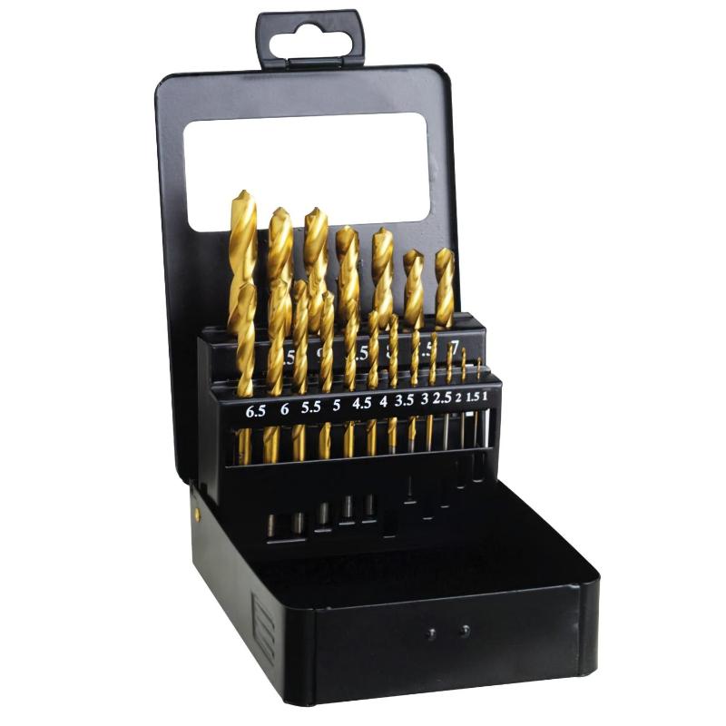 Estuche Brocas Hss Titanio 1-10 Mm. 19 Piezas_0