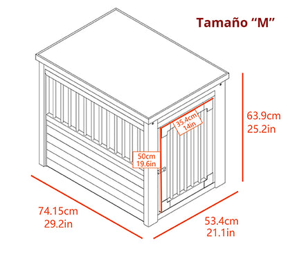 Jaula Para Perros Confort Modelo Arkansas - Perrera De Interior - Cuatro Colores Y Tres Tamaños A Elegir Marrón_2