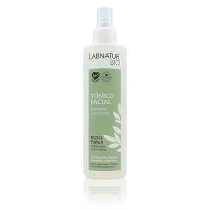 Tónico Facial Natural 250 Ml | Aloe Vera + Agua De Rosas | Equilibra Y Tonifica La Piel | Labnatur Bio_0