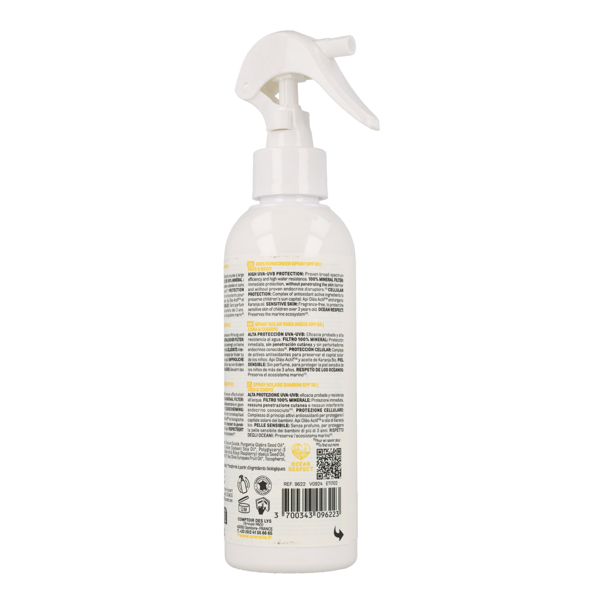 Spray Solar Niños Spf 50 Acorelle 150 ml