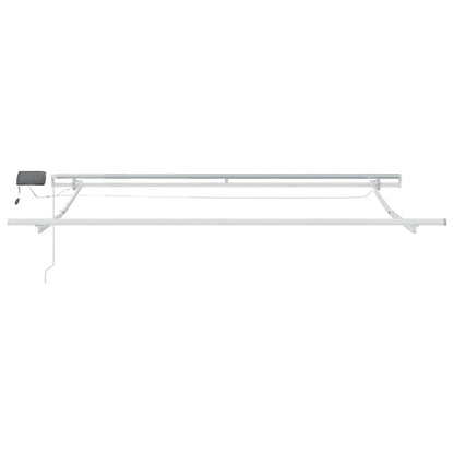 Toldo Retráctil Manual Con Luces Led Burdeos 300x250 Cm_5