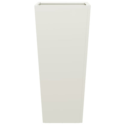 Jardineras 2 Uds Acero Blanco 35x35x75 Cm_4